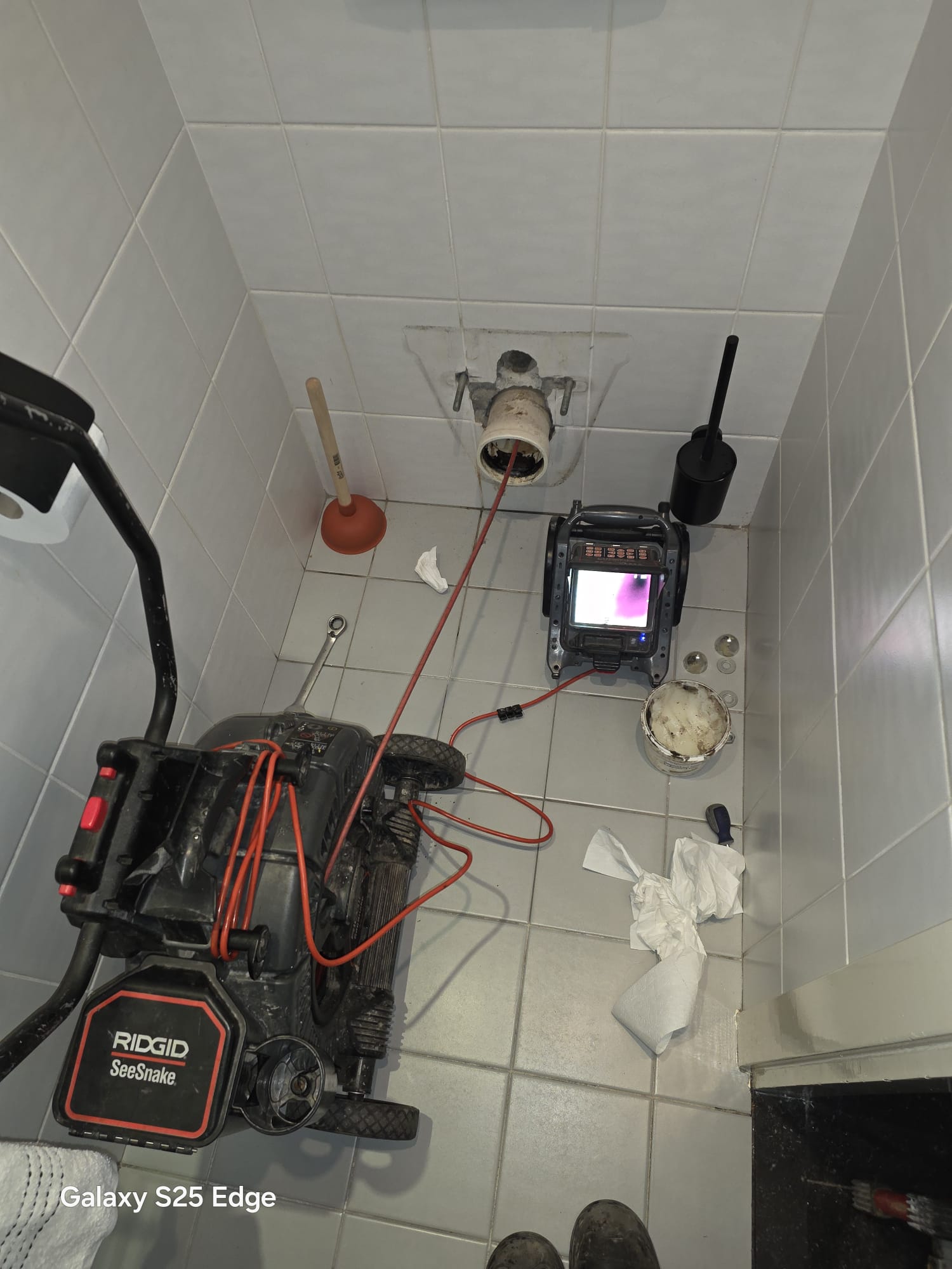 RIDGID SeeSnake camera-inspectie na rioolreiniging